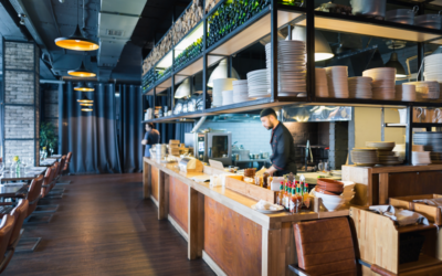 Cucina a vista per il ristorante