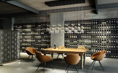 Arredamento per una vineria sofisticata